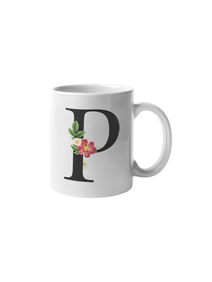 Caneca - Alfabeto Floral - Image 12