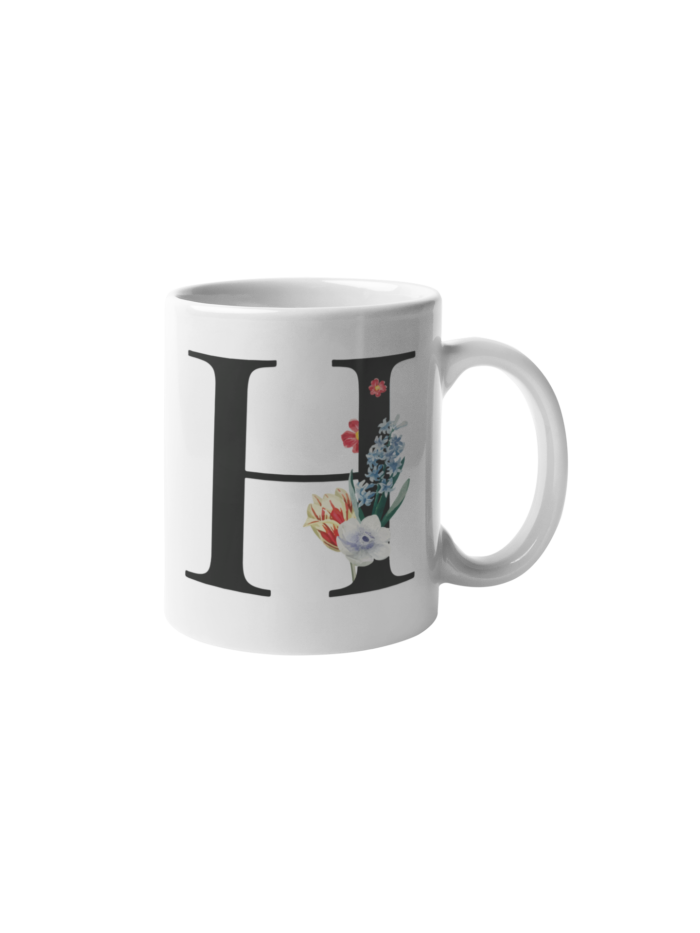 Caneca - Alfabeto Floral - Image 20