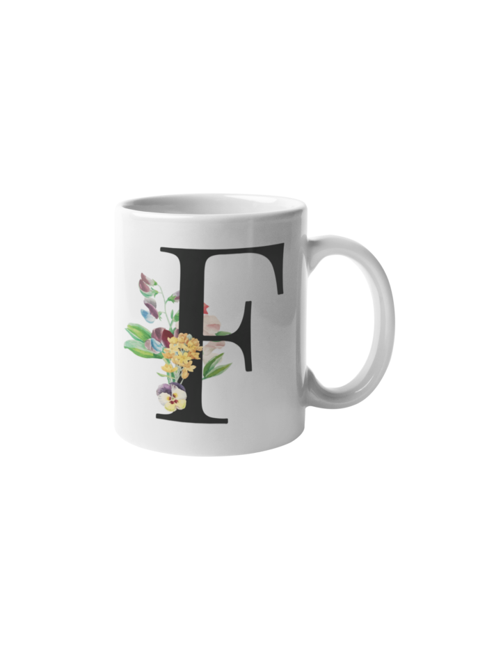 Caneca - Alfabeto Floral - Image 22