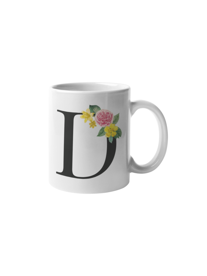 Caneca - Alfabeto Floral - Image 24