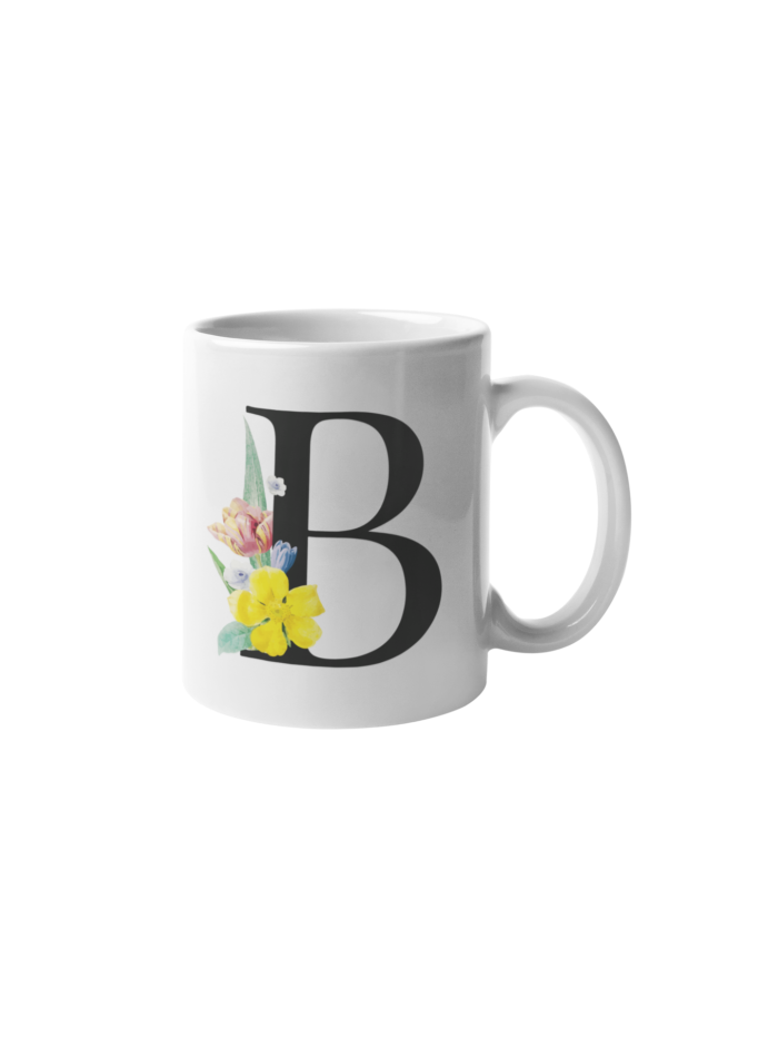 Caneca - Alfabeto Floral - Image 26