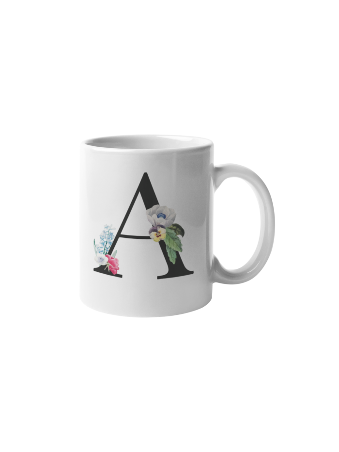 Caneca - Alfabeto Floral - Image 27